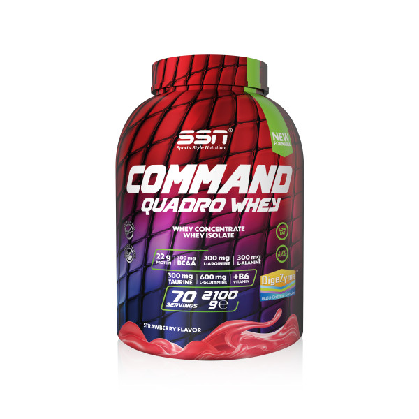 SSN Command Quadro Whey 2100 Gr Straw berry