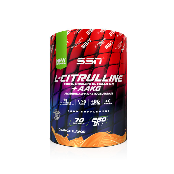 SSN Citrulline Malate+AAKG 280 g orange