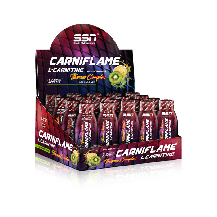 SSN Carniflame 3000 Mg 20 Shot (Kiwi) L Carnitine