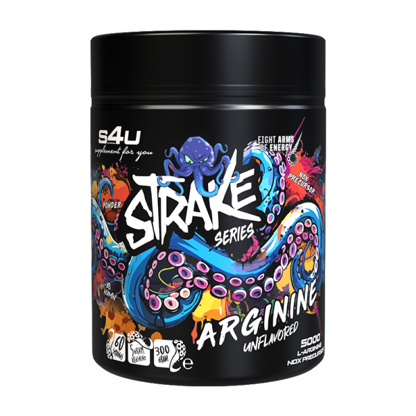 S4U Strake Series Arginine Aromasız 300g - Saf Performans