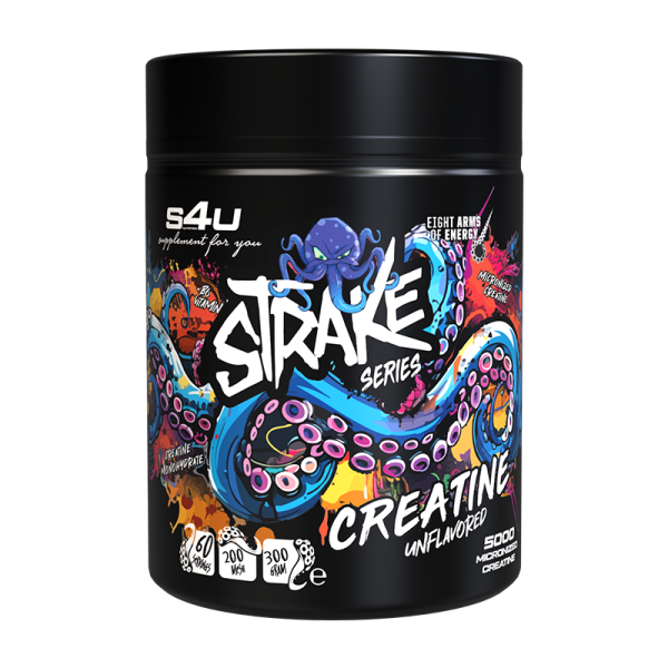S4U Strake Series Creatine 300g - Aromasız Mikronize Kreatin