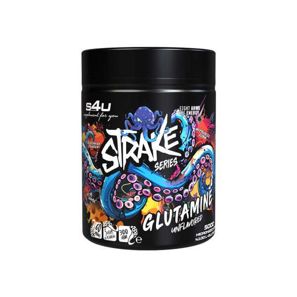 S4U Strake Series Glutamine %100 Saf Aromasız 300 Gram