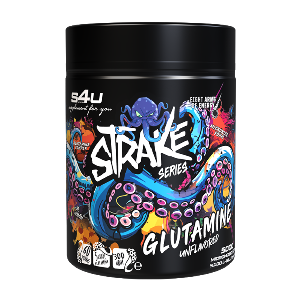 S4U Strake Series Glutamine %100 Saf Aromasız 300 Gram