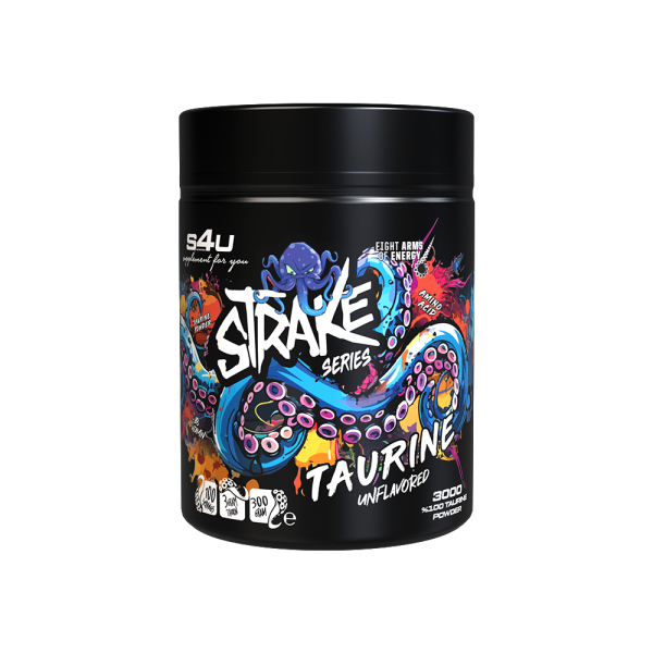 S4U Strake Series Taurine %100 Saf Aromasız 300 Gram