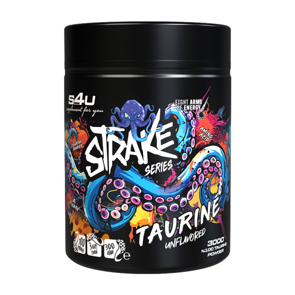 S4U Strake Series Taurine %100 Saf Aromasız 300 Gram