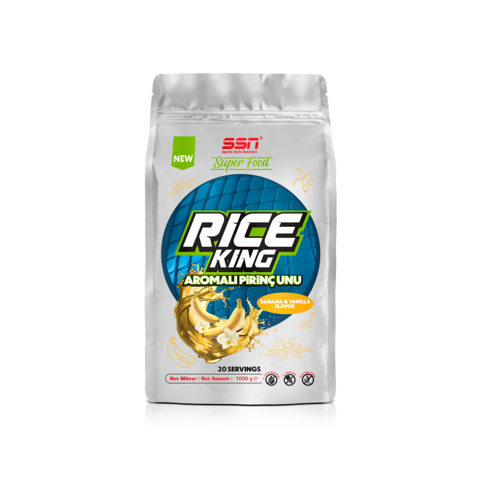 SSN SuperFood Rice King 1000 Gr -Flavored Cream Of Rice( Banana-Vanilla )