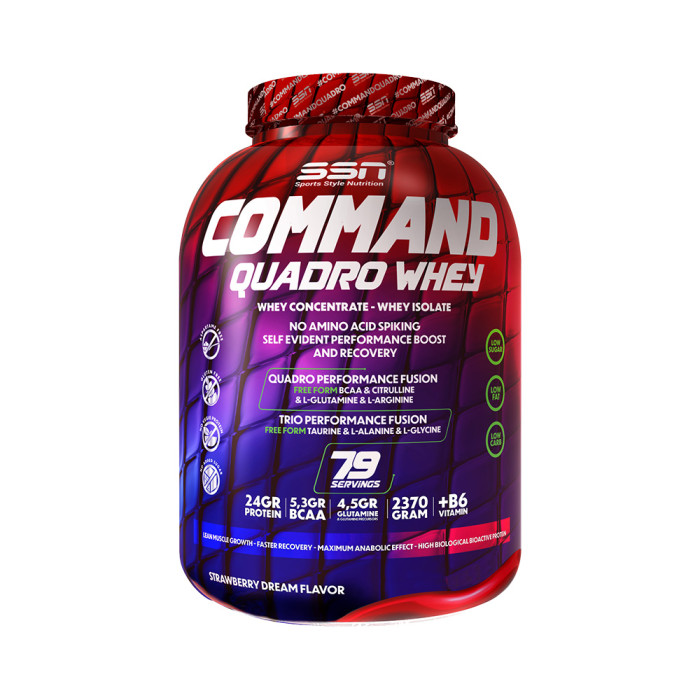 SSN Command Quadro Whey 2370 Gr Straw berry